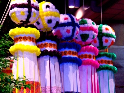 東北六魂祭で仙台七夕まつり